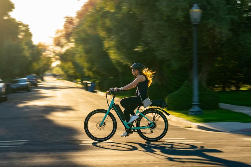 Bicyclist Female Cyclisyt Image