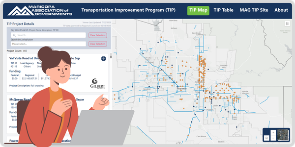 Image of a map for improvement transporation