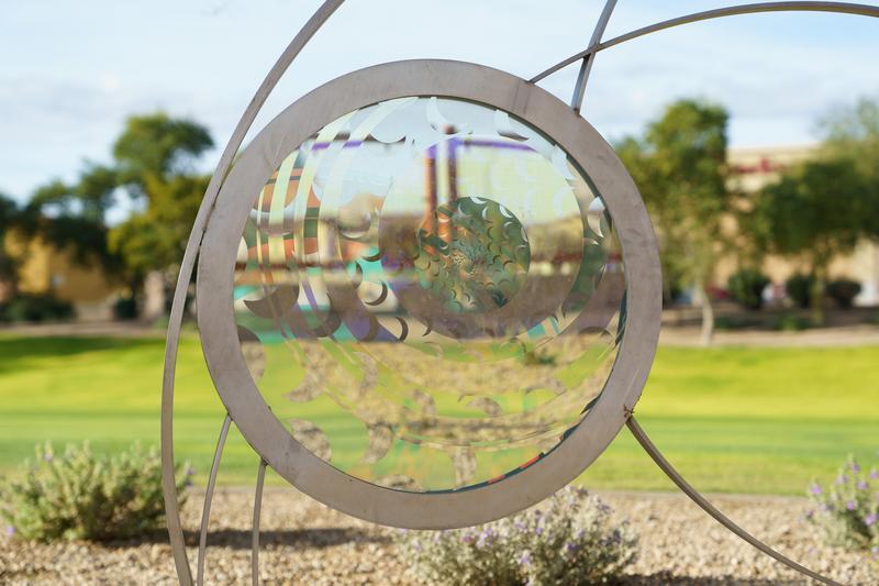 This Place is a public art project in Bullard Wash Park, the City of Goodyear