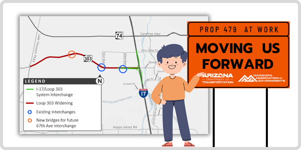 Work has started on a new Loop 303 and I-17 interchange
