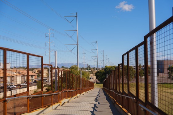 The town of Gilbert's Western Powerline Trail Image