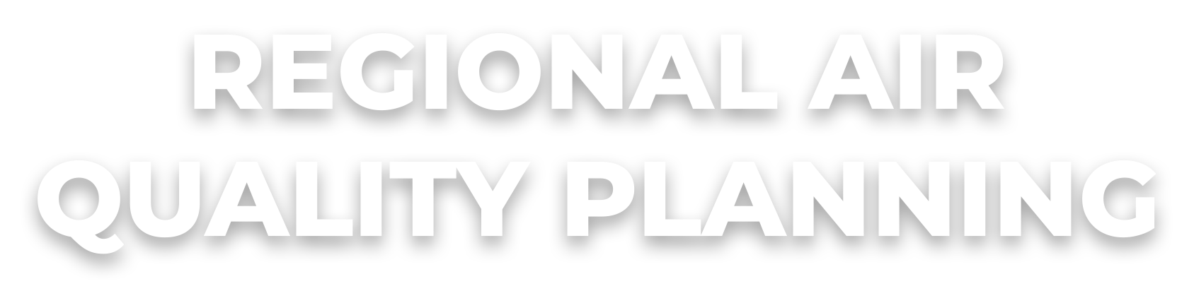 Regional Air Quality Planning