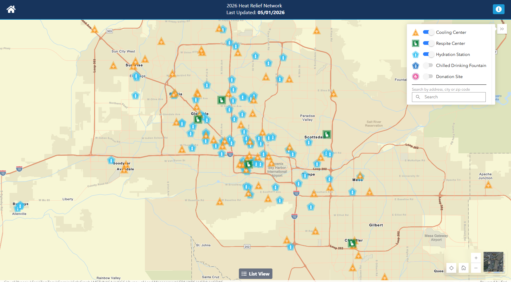 Screenshot Of the map Image