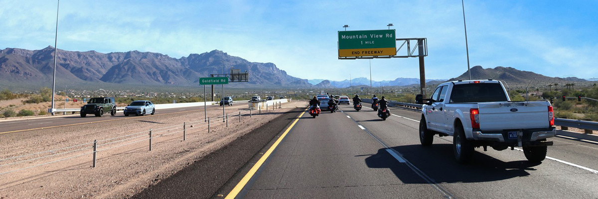 US 60 Corridor Image Going East