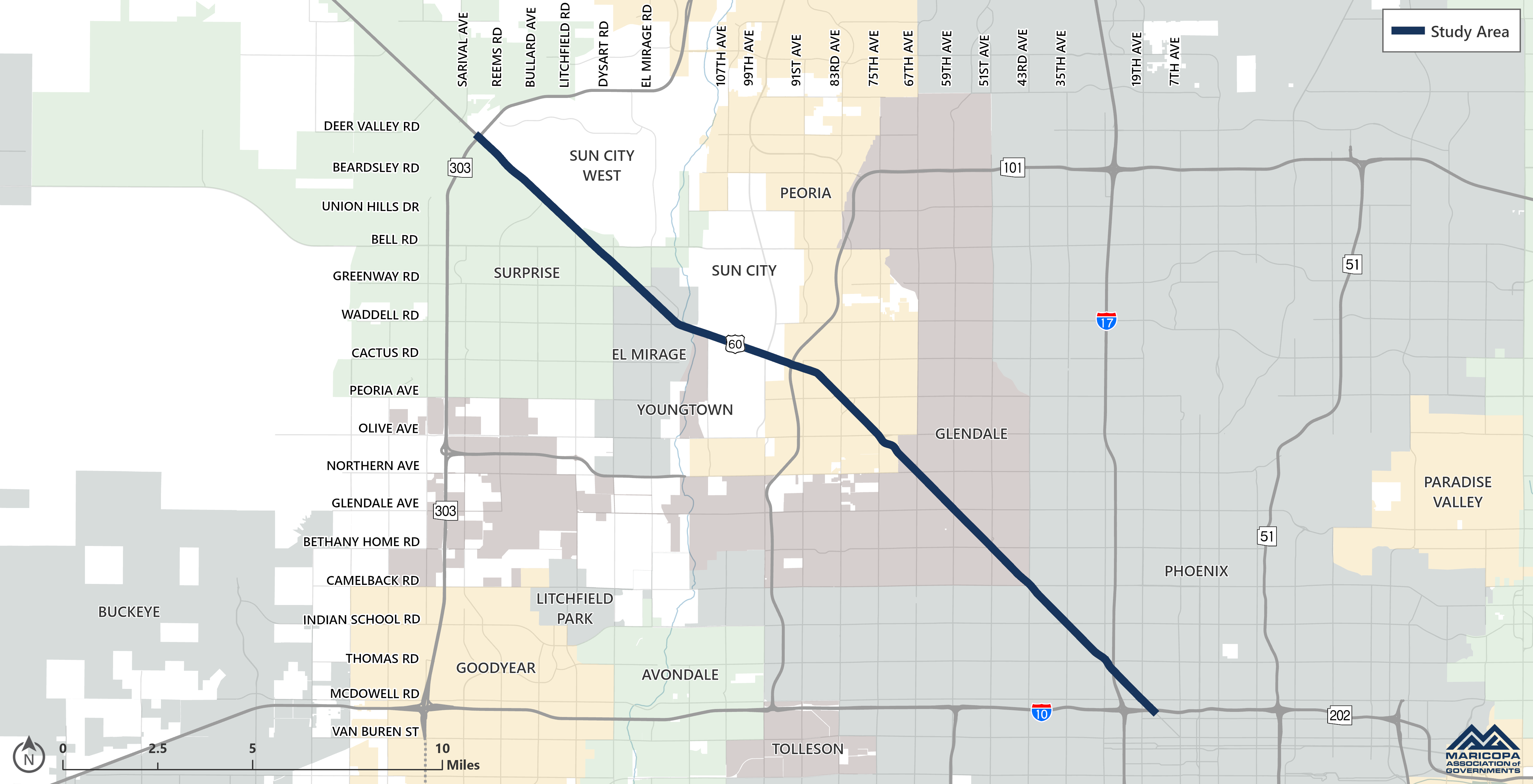 image of us 60 Grand Avenue map highlighted